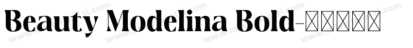 Beauty Modelina Bold字体转换